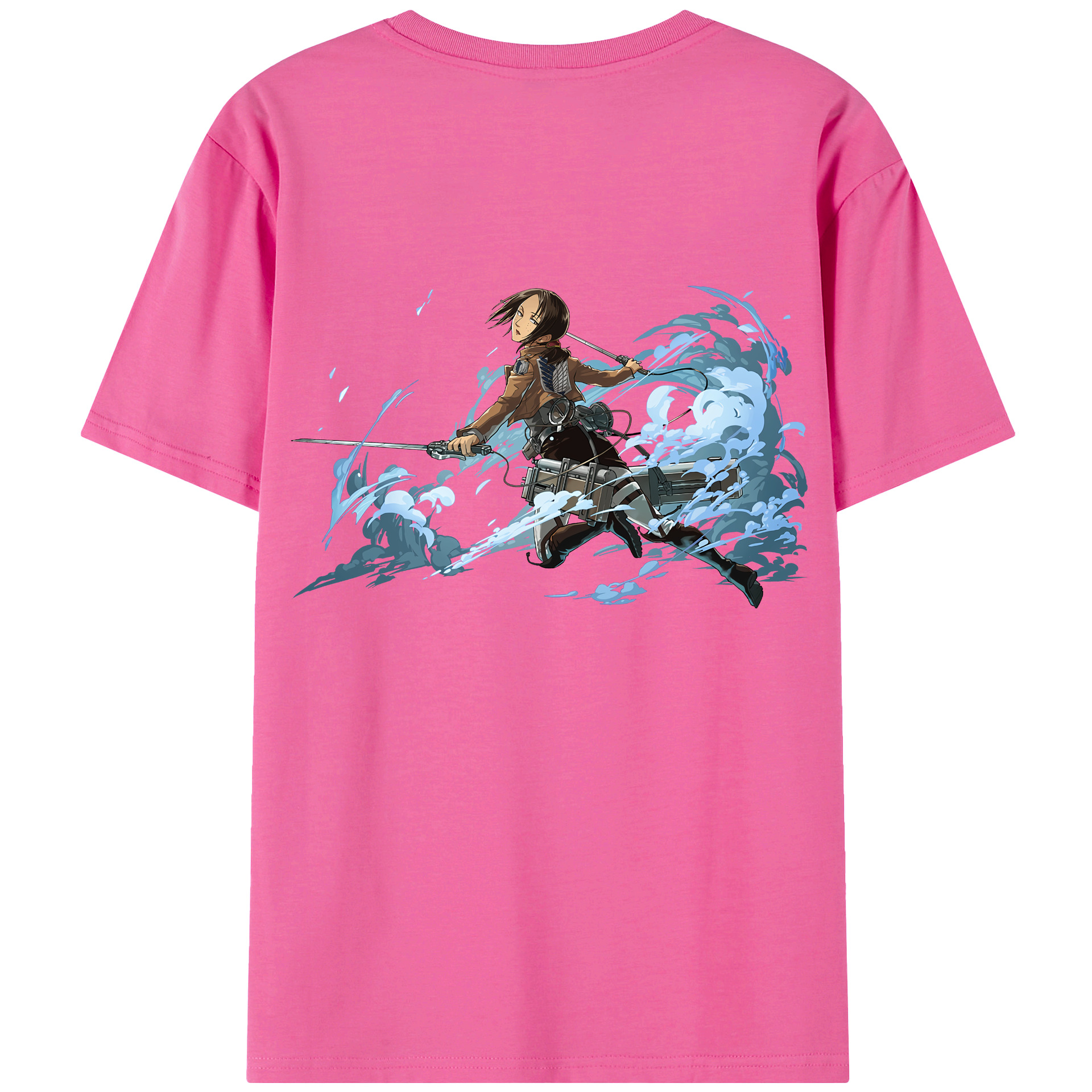（画像用） 進撃の巨人 Attack on Titan レディース半袖Tシャツ(バックプリント)